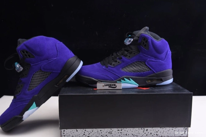 5 Jordan Retro Alternate 136027-500 Grape Air 0728